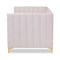 Baxton Studio Oksana Modern Contemporary Glam and Luxe Light Pink Velvet Fabric and Gold Finished Twin Size Daybed 174-10984-Zoro - alternate 3